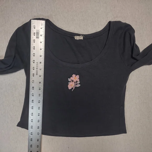 Free People 'At The Park' Long Sleeve|Intimately By Free People| Black| Large - Picture 6 of 7